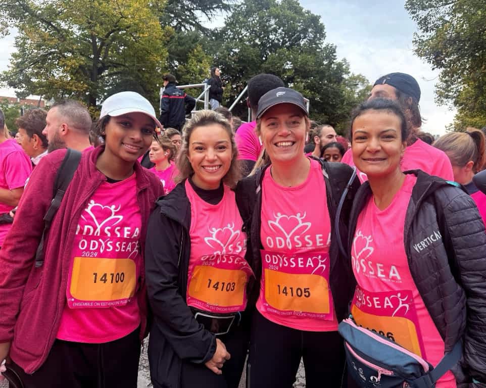 Odysséa sports event to fight breast cancer.