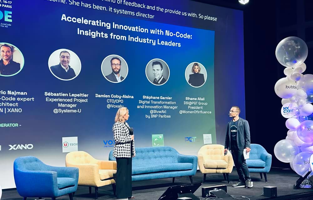 Sihame Allali's participation at No-Code 2025.